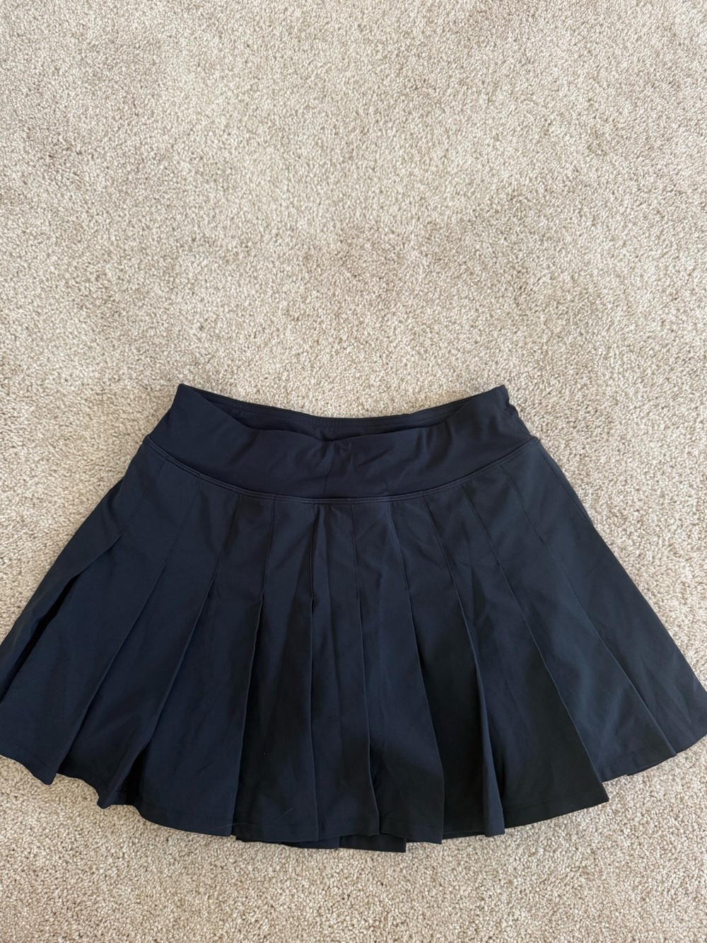 CRZ Yoga Navy Pleated Tennis Skirt
